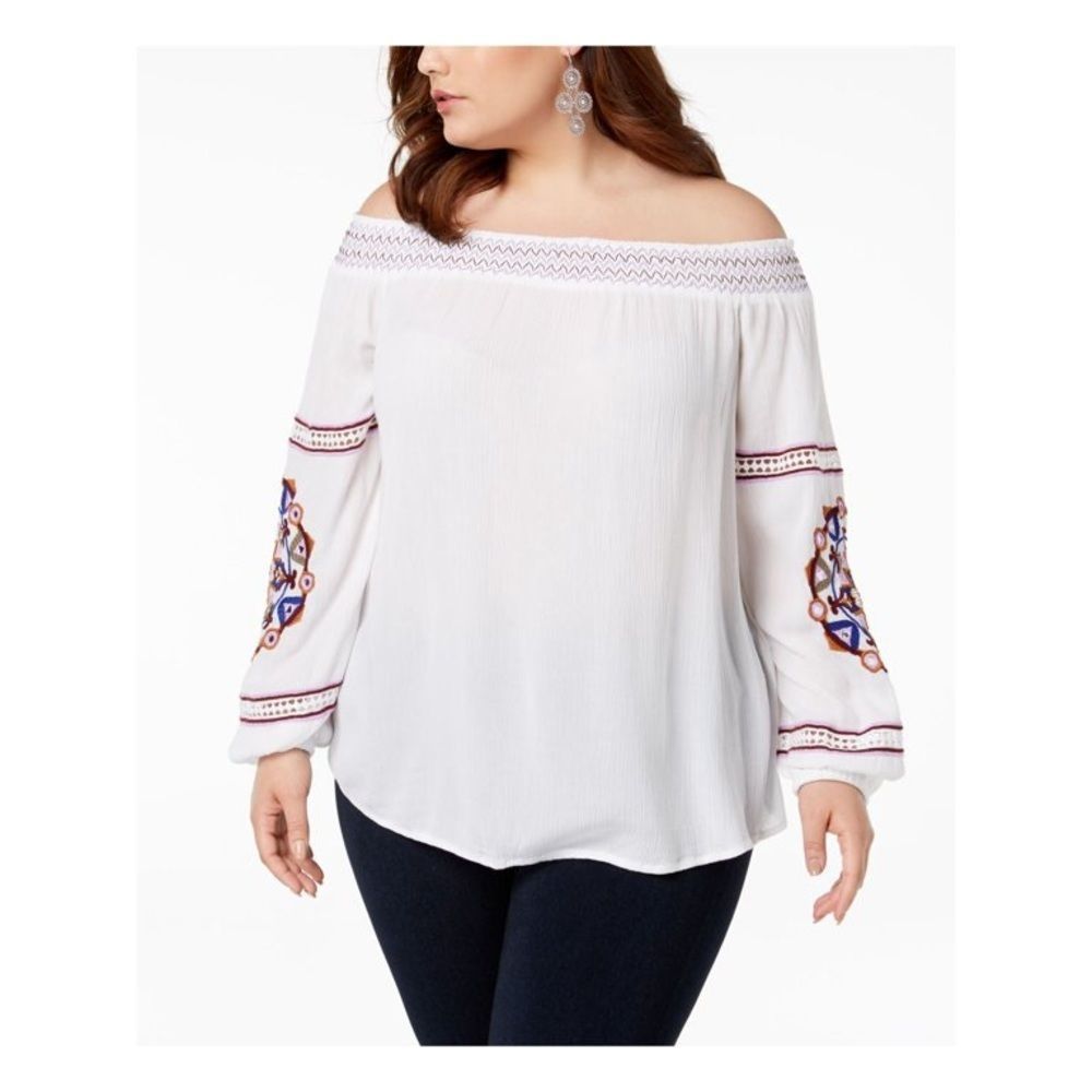 Inc Off Shoulder Long Sleeve 3xl
